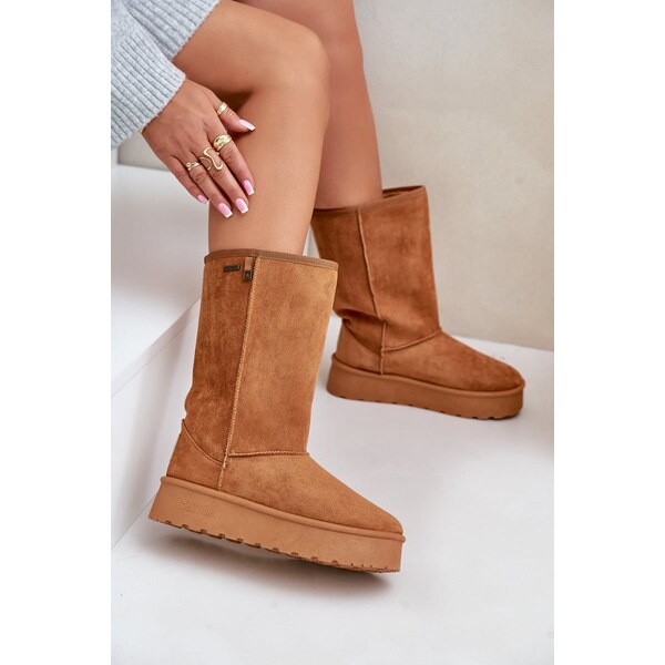 BIG STAR SHOES Vysoké Snehové Topánky Na Platforme Big Star 64654583