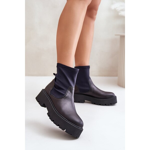 Zazoo 2947 Dámske Topánky Z Prírodnej Kože Čierne 60731013