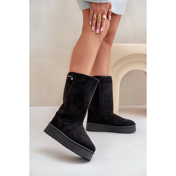 BIG STAR SHOES Vysoké Snehové Čižmy Na Platforme Big Star 64655536