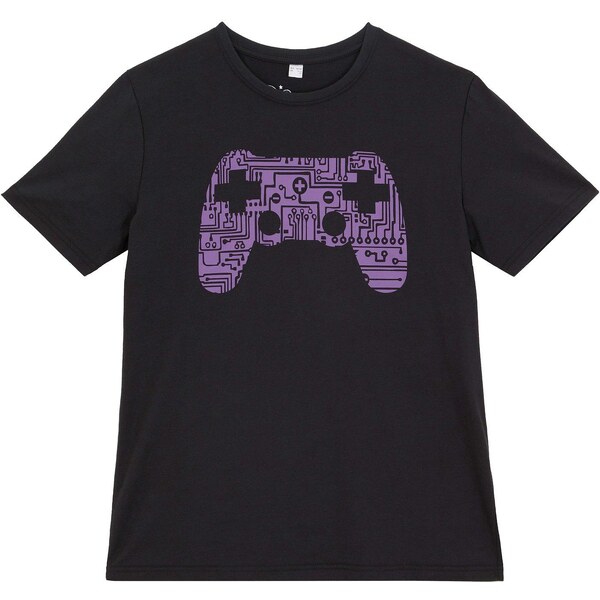 bonprix Chlapčenské tričko z bio bavlny, farba čierna 48958267