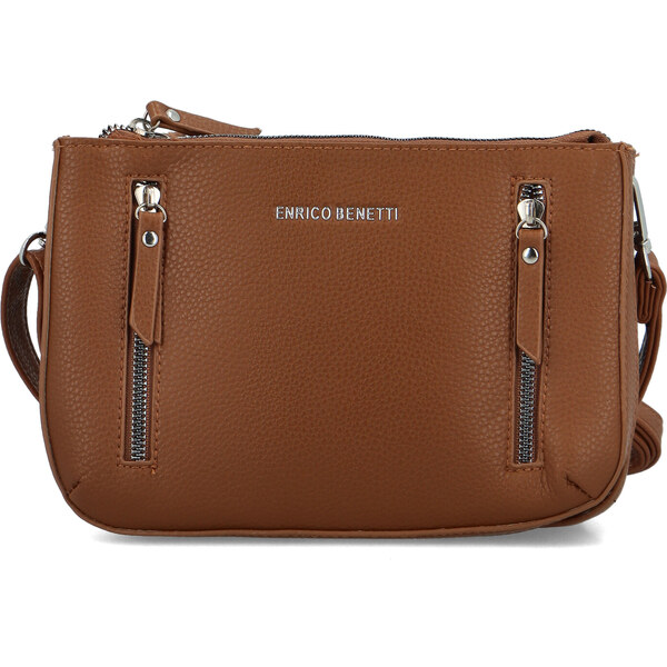 Dámska crossbody kabelka svetlohnedá - Enrico Benetti Malama hnedá 60742692