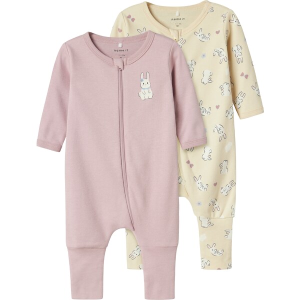 NAME IT Pyžamo béžová / svetlomodrá / ružová / biela 60868543