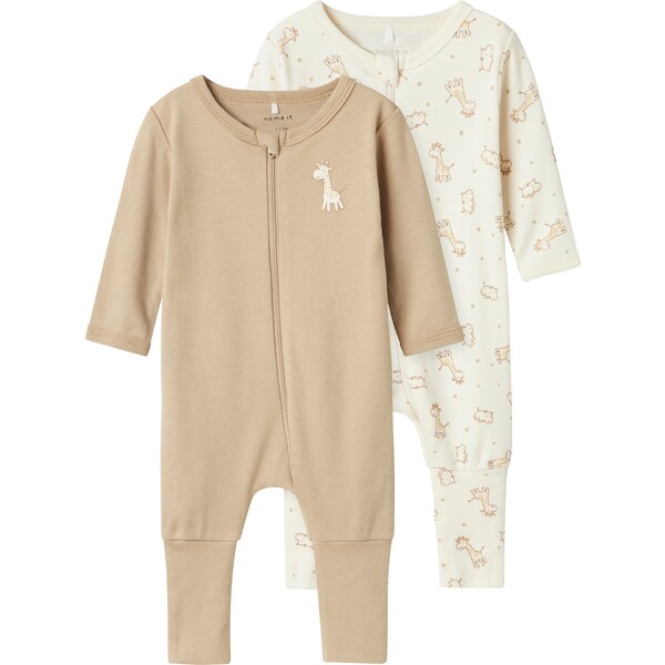 NAME IT Pyžamo krémová / farba ťavej srsti 60868555