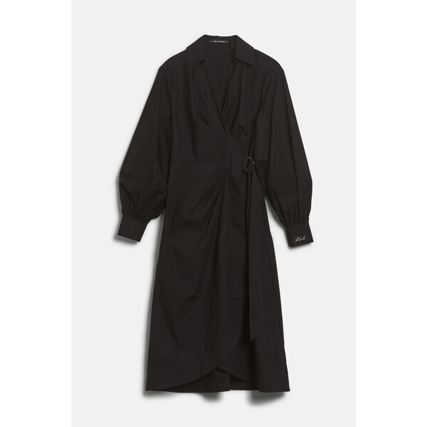 ŠATY KARL LAGERFELD WRAP SHIRT DRESS 60740401