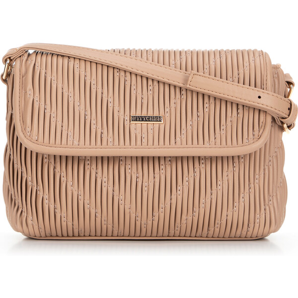 Wittchen Dámska crossbody kabelka s vertikálnym prešívaním z ekokože 66066239