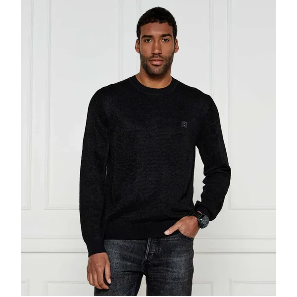 HUGO Sveter Spidoon | Regular Fit | s prímesou vlny 64279832