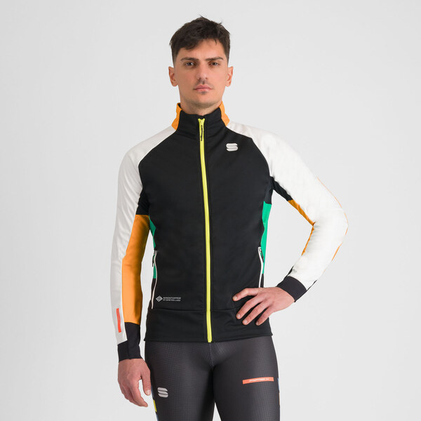 Sportful APEX bunda black/white/green/yellow 60745297