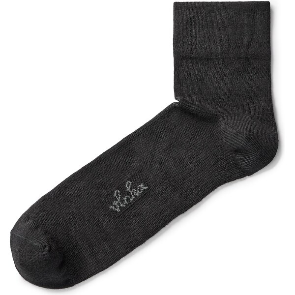 Vlnka Bavlnené kompresné ponožky čierna 65063402