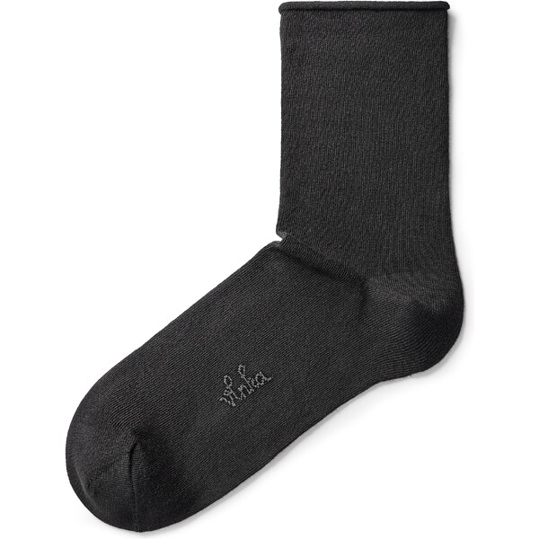 Vlnka Bavlnené diabetické ponožky s aloe vera čierna 65063403