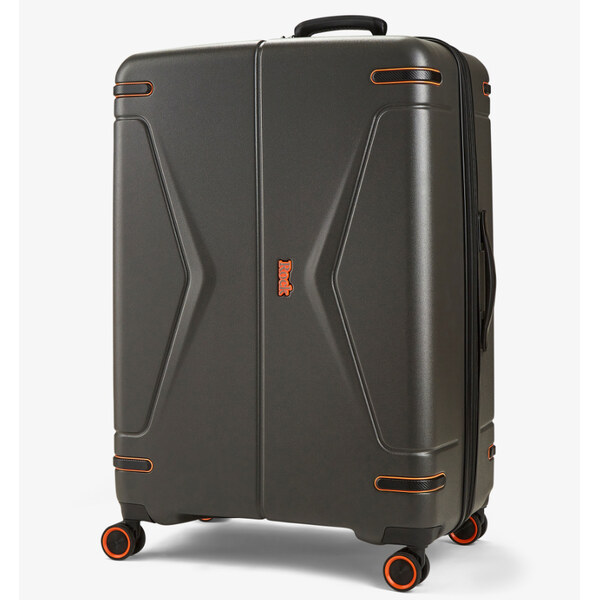 Cestovní kufr ROCK TR-0251/3-L ABS - charcoal 107 l + 20% expander 62193732