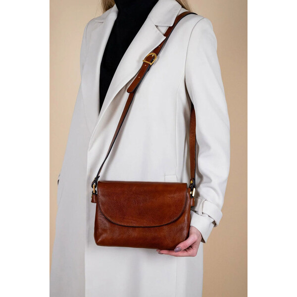 Glara Luxusná talianska crossbody kabelka 57185322