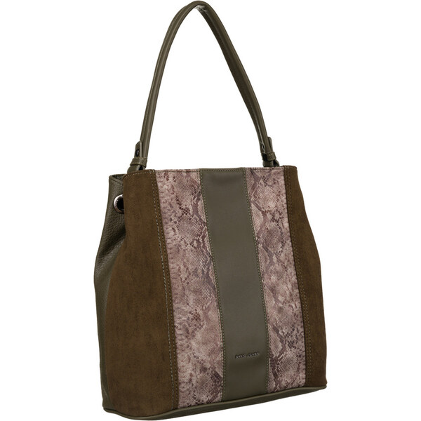 David Jones khaki shopper kabelka s hadím vzorom 6885-4 55033086