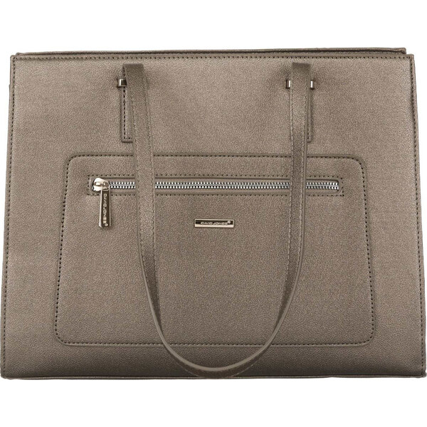David Jones strieborná elegantná shopper kabelka CH21081 55033094