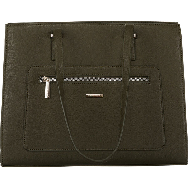David Jones khaki elegantná shopper kabelka CH21081 55033095
