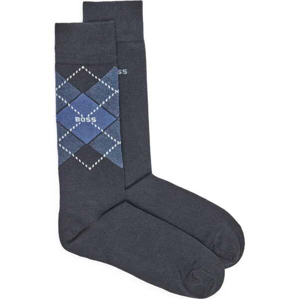 BOSS BLACK Ponožky 2-balenie Argyle 60773016