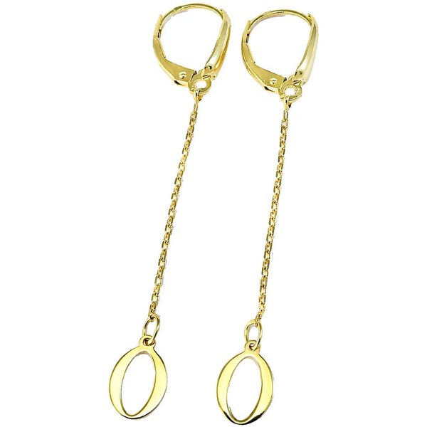 Zlaté náušnice Glare 243 60781346