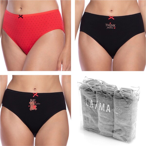 LAMA Dámske nohavičky 3 pack 127BI 27 plus 62235878