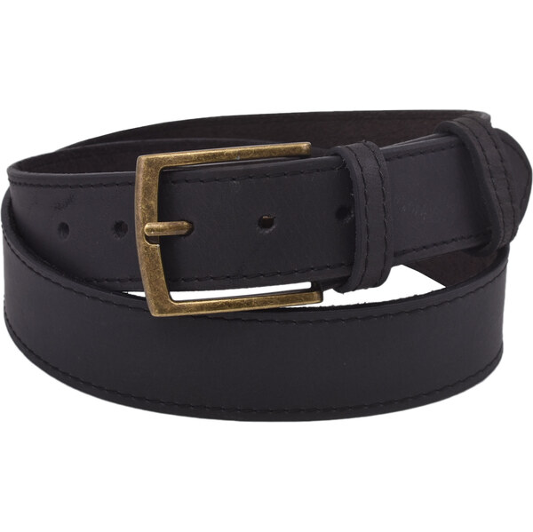 Mercucio Pánsky kožený opasok 747-40-37 čierny hunter šitý pracka 64508244