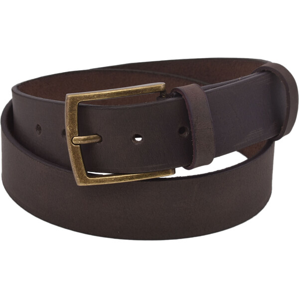 Mercucio Pánsky kožený opasok 747-40-39 tmavohnedý hladký pracka 64508246