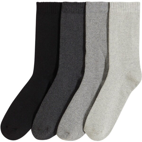 bonprix Termo froté ponožky s bio bavlnou (4 ks v balení), farba 60785123