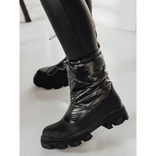 BASIC Čierne dámske snehule SNOBOOT ZY0548 60785510