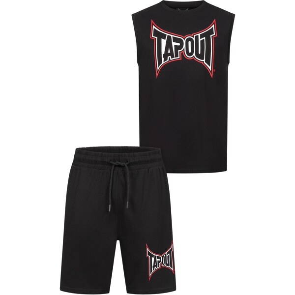 Tapout Joggingová súprava Dorrisa krvavo červená / čierna / biela 60916801
