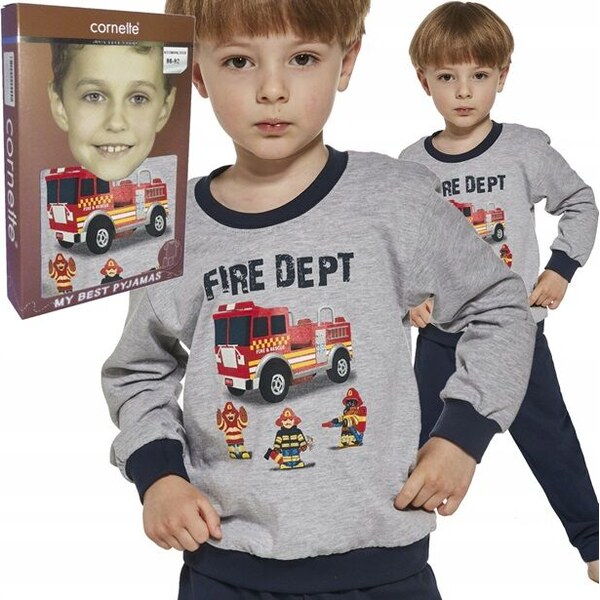 Detské Pyžamo pre chlapca Cornette Fireman 60790933