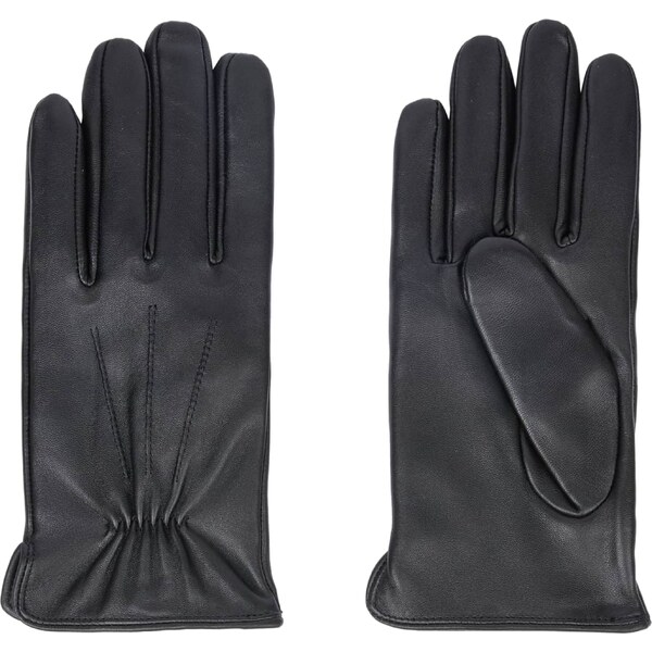 Boggi Milano Prstové rukavice čierna 60911245