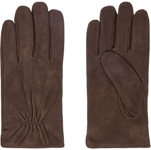 Boggi Milano Prstové rukavice tmavohnedá 60911246