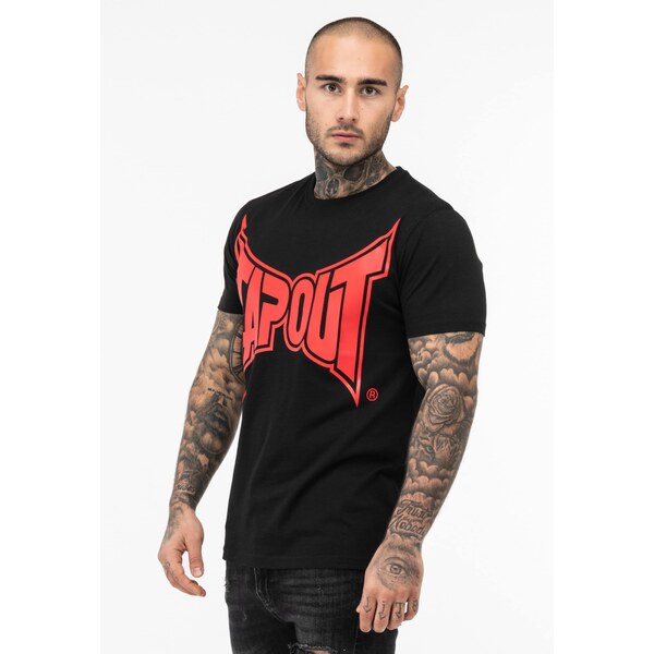 Tapout Tričko krvavo červená / čierna 60914642