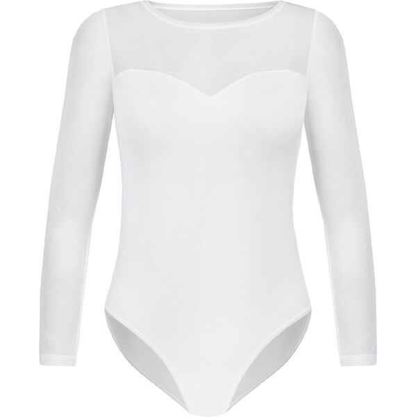 TEYLI Košeľové body biela 63145644