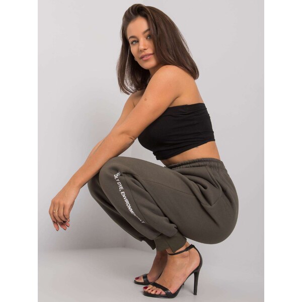 RELEVANCE Sweatpants-RV-DR-7237.81-dark khaki 64665232