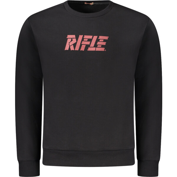 Čierna mikina RIFLE bez zipsu 64703175