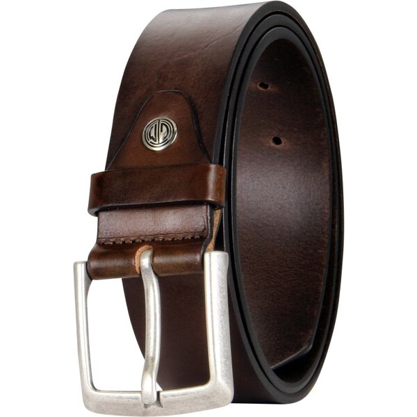 Lindenmann Pánsky kožený opasok Lindenmann 21000400 tmavo hnedý 37573655