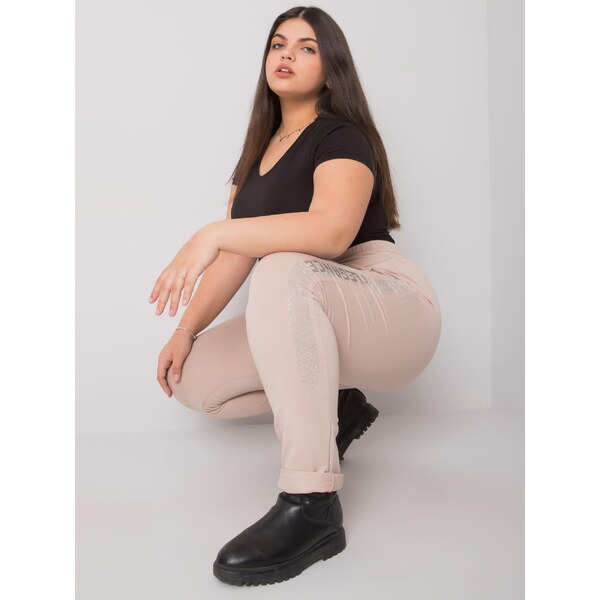 RELEVANCE Sweatpants-RV-DR-6897.53-beige 64665230