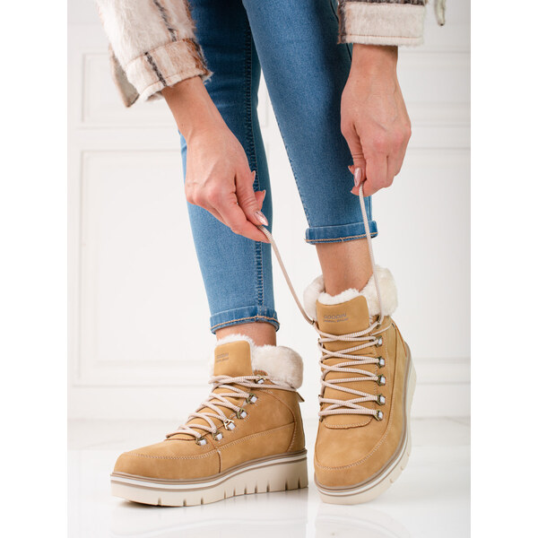 GOODIN Womens trappers on the Shelovet platform 60829075