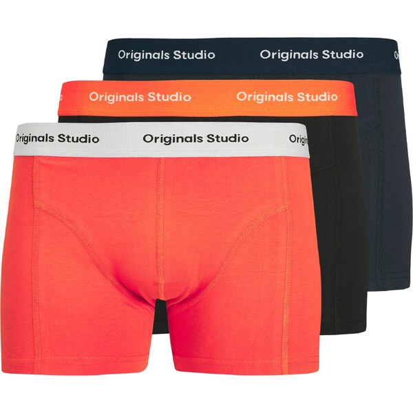 JACK & JONES Boxerky JACVestebro námornícka modrá / sivá / lososová / 60917095