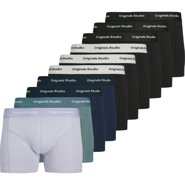 JACK & JONES Boxerky JACVESTERBRO námornícka modrá / petrolejová / 60917106