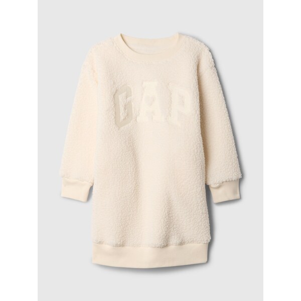 GAP Baby sherpa sweatshirt dress with logo - Girls 60826212