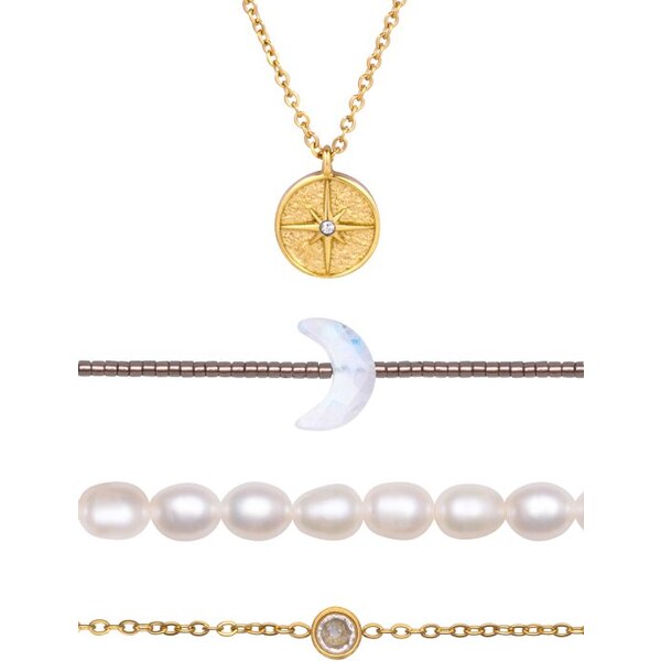 Dámsky set šperkov Golden 2+2 zadarmo - S-16cm Trimakasi 61138883