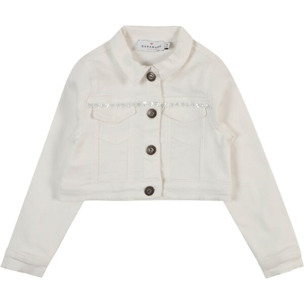 Danamade Prechodná bunda svetlobéžová / strieborná 60918877