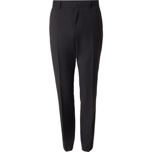 BOSS Nohavice s pukmi Genius čierna 60919087