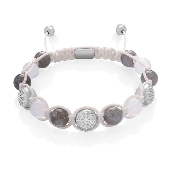 Biely pletený náramok Dharma Soma Trimakasi 21937656