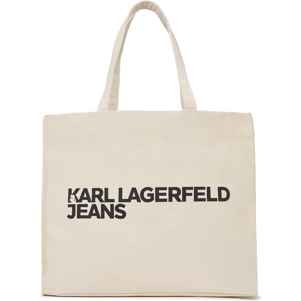 KARL LAGERFELD JEANS Shopper béžová / čierna 62269881