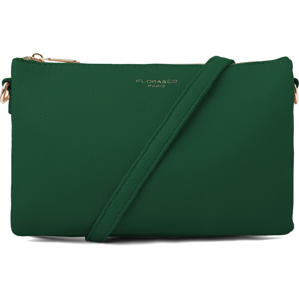 FLORA & CO Dámska crossbody kabelka 2388 Vert 66578404