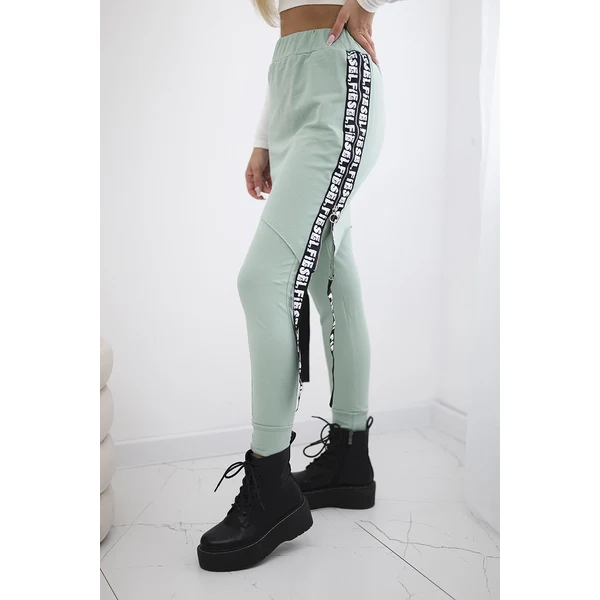 Kesi Pants/suit with dark mint selfie lettering 60730340