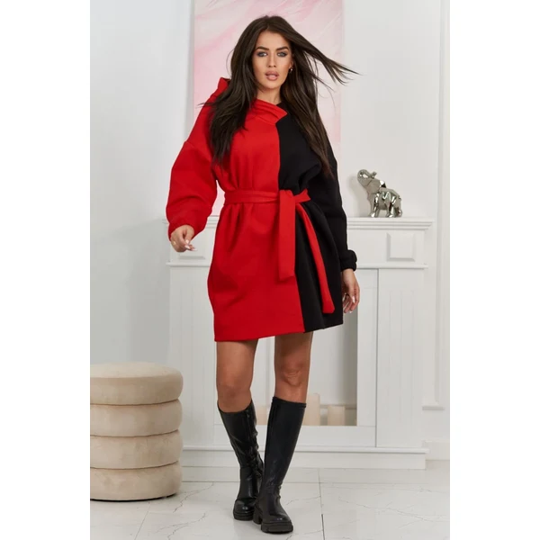 Kesi Insulated two-tone sweatshirt black + red 64785517