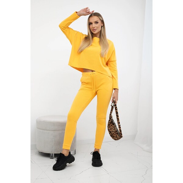 Kesi Set with oversized mustard blouse 60730427