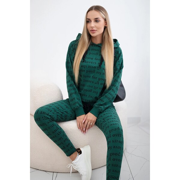 Kesi Set with green print 60731112