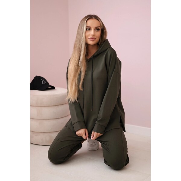 Kesi Włoski Set Punto Milano winter hoodie + khaki pants 60730663